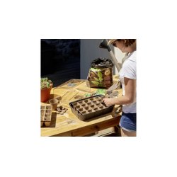 EDA Mini-serre, taille L, volume: 15,7 L, anthracite