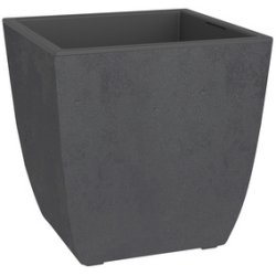 EDA Bac à plantes BASALT Diva, carré, 435 mm, anthracite