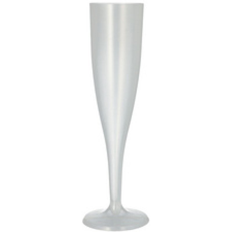 PAPSTAR Flûte à champagne réutilisable, 0,1 l, 10 pièces