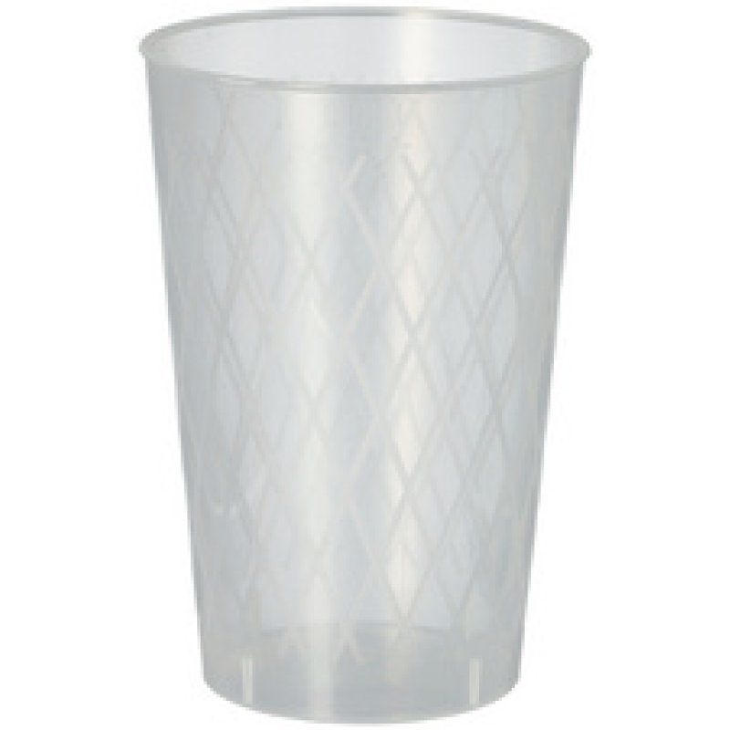 PAPSTAR Gobelet réutilisable, 0,25 l, translucide, 40 pièces