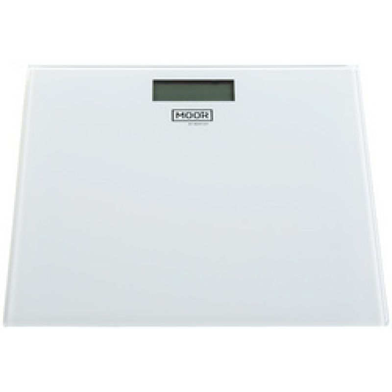 MOOR Pèse-personne FAJAH, affichage LCD, blanc