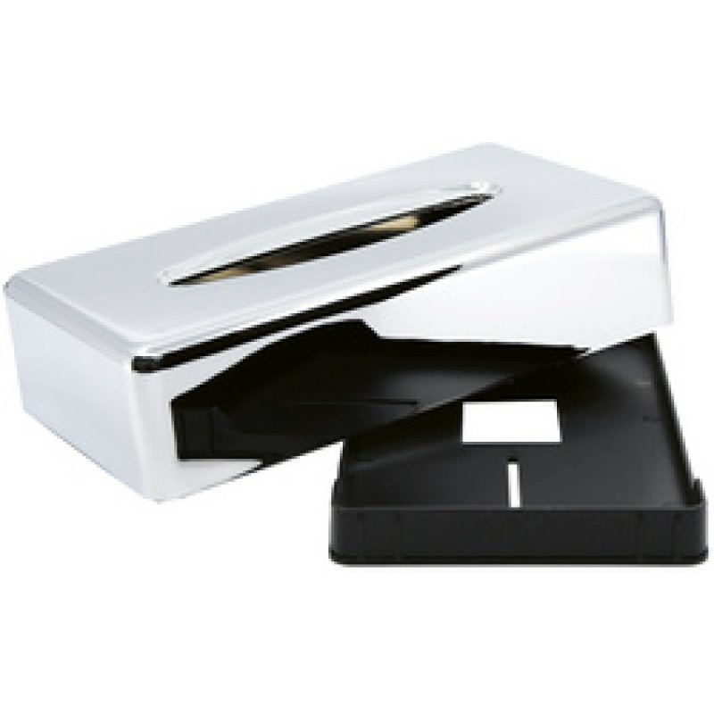 MOOR Distributeur de mouchoirs en papier KIM, chromé, argent