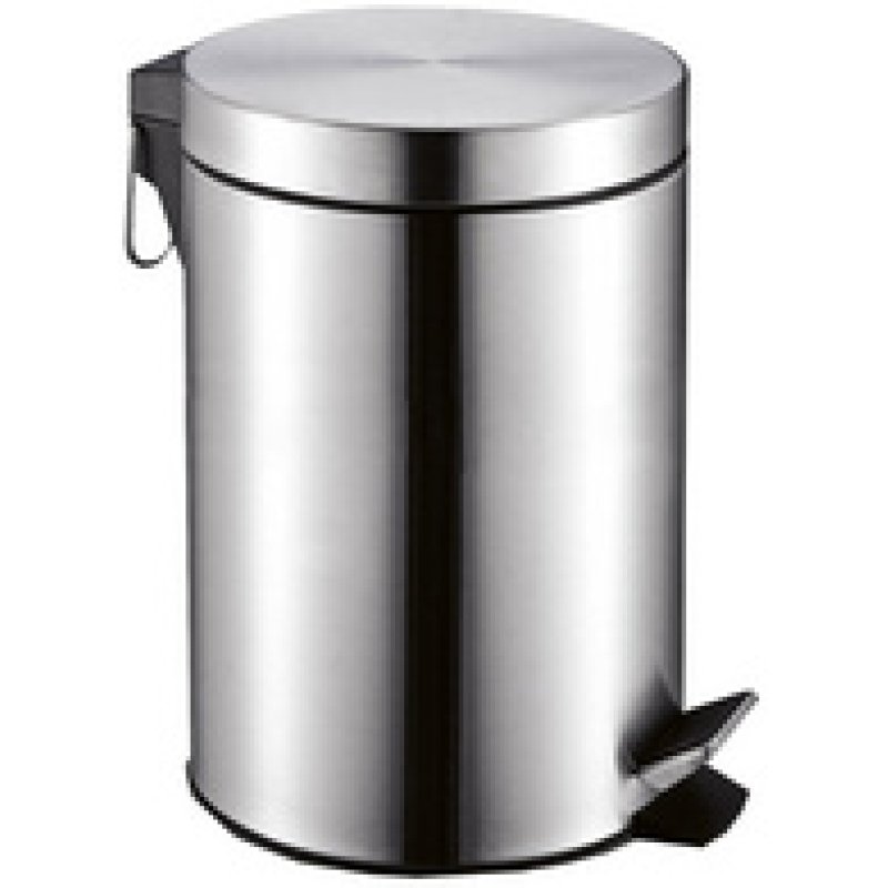 MOOR Poubelle cosmétique à pédale MELINDA, 3 litres, inox