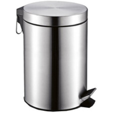 MOOR Poubelle cosmétique à pédale MELINDA, 3 litres, inox