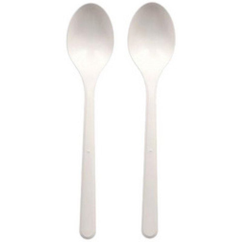 PAPSTAR Cuillère réutilisable, longueur: 185 mm, blanc