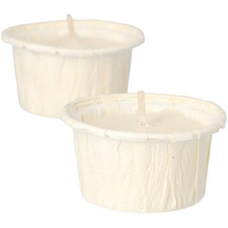 STARPAK Bougie chauffe-plat, diamètre: 42 mm, blanc