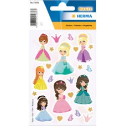 HERMA Sticker MAGIC Happy Unicorns, Transpuffy