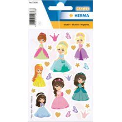 HERMA Stickers Happy Unicorns, Transpuffy