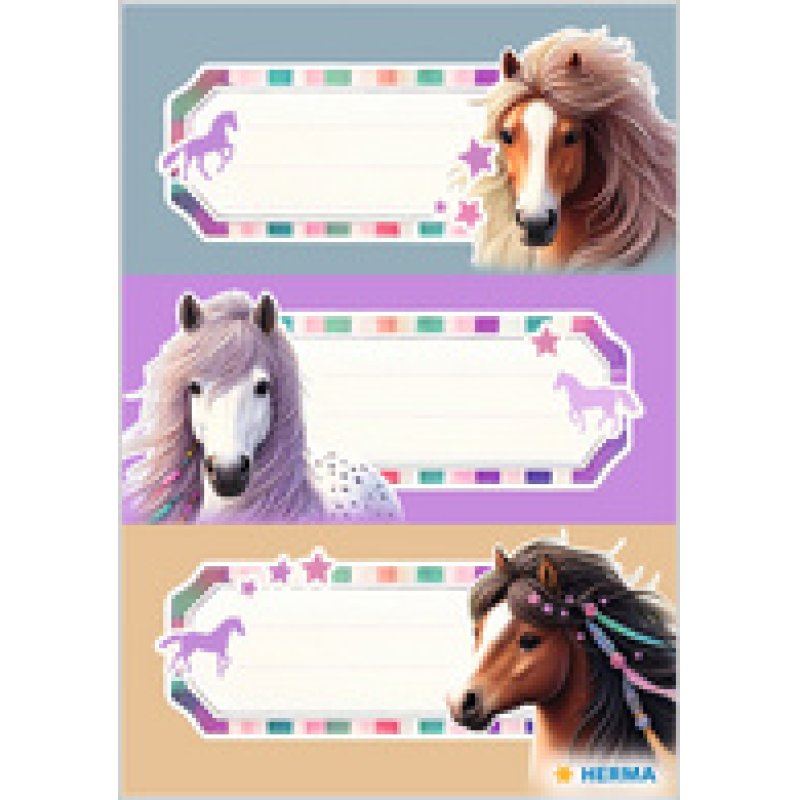 HERMA Étiquette pour livre VARIO Le monde des chevaux