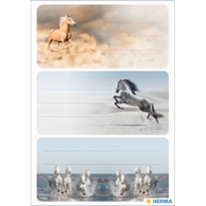 HERMA Etiquettes scolaires Horse World