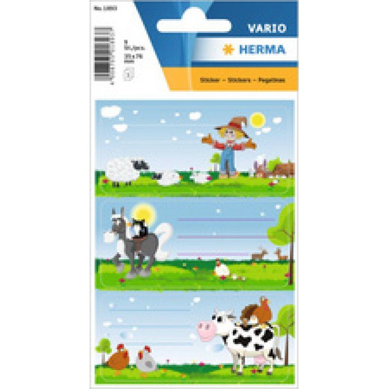 HERMA School labels Happy Unicorns