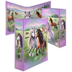 HERMA Classeur à motif "Le monde des chevaux", A4