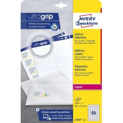 AVERY Zweckform étiquettes Mini, 38,1 x 21,2 mm, blanc