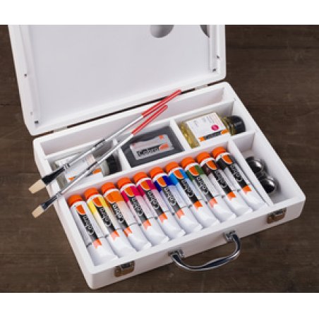 ROYAL TALENS Cobra Study Ölfarben Set Basic, 10 x 40 ml