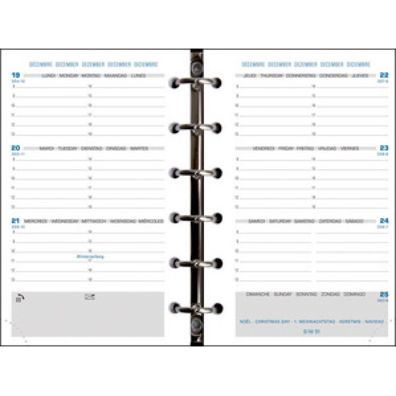 EXACOMPTA Recharge pour organiseur Exatime 14 SAD, 2025/2026