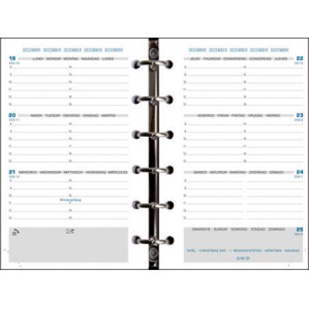 EXACOMPTA Recharge pour organiseur Exatime 14 SAD, 2025/2026