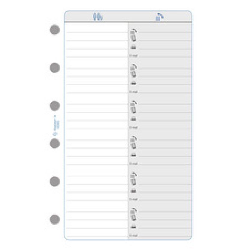 EXACOMPTA Recharge pour organiseur Exatime 14 SAD, 2025/2026