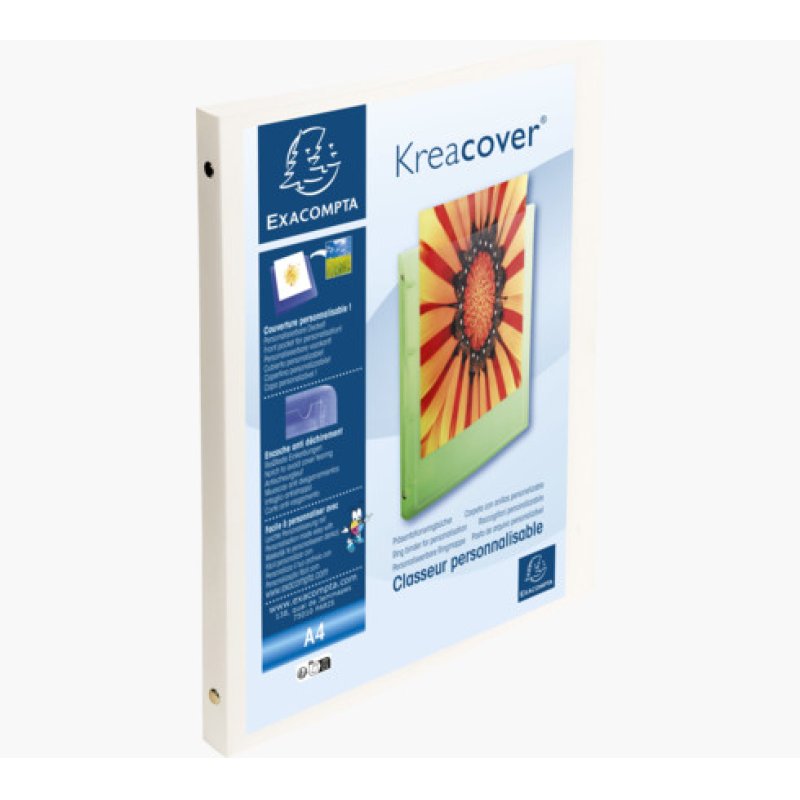 Exacompta 51189E ring binder A4 White