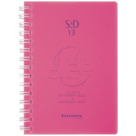 EXACOMPTA Agenda de poche SAD 13S, 2025/2026, 16 mois