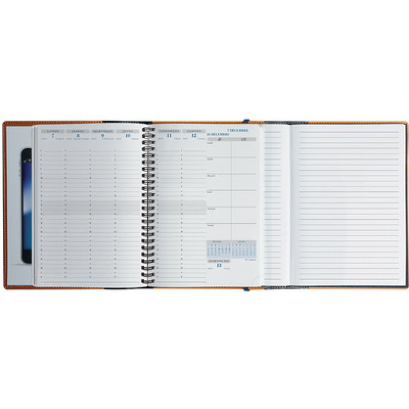 EXACOMPTA Agenda SAD 20S, 2025/2026, All in One Classic noir