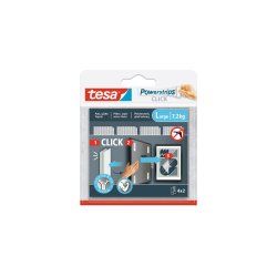 TESA Powerstrips CLICK L Adhésif double-face de montage