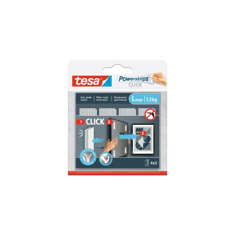 TESA Powerstrips CLICK L Mounting pad