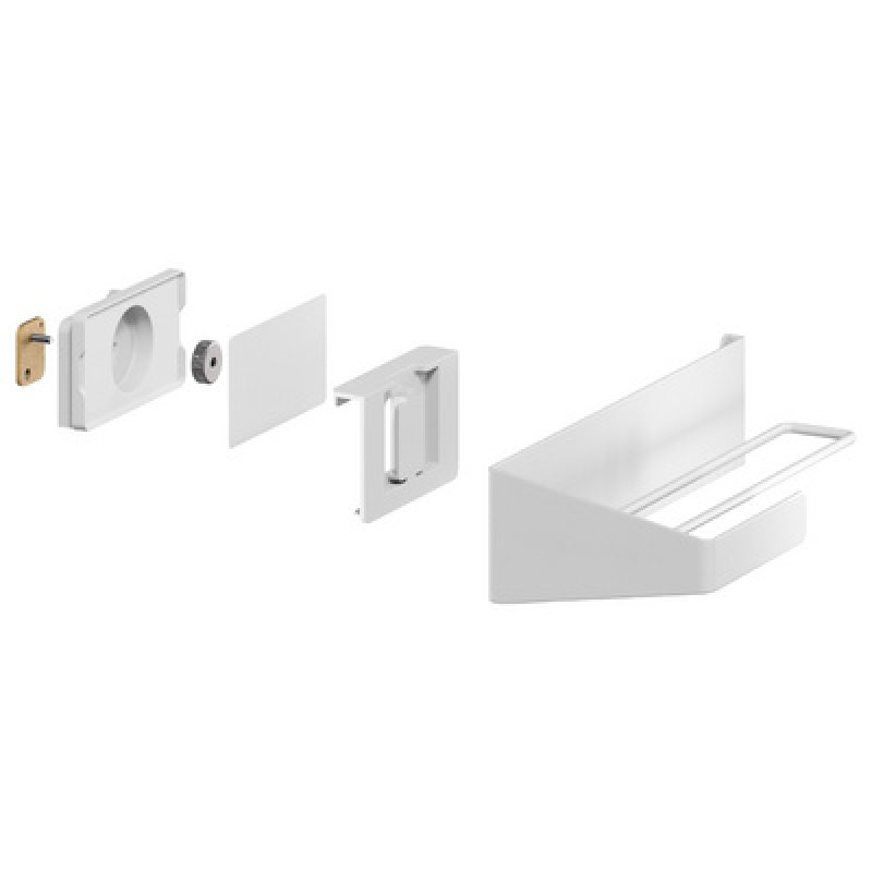 tesa KITCHEN Porte-rouleau de cuisine, blanc