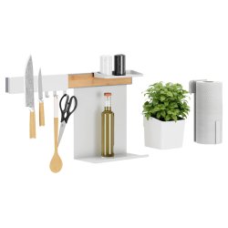 tesa KITCHEN Kit combi L, 8 pièces, blanc