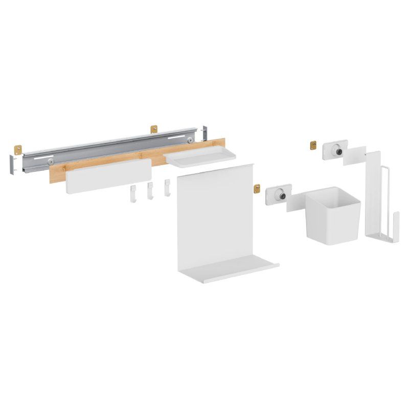 TESA 700420000000 Titulaire Blanc, Bois Métal 1 pièce(s)