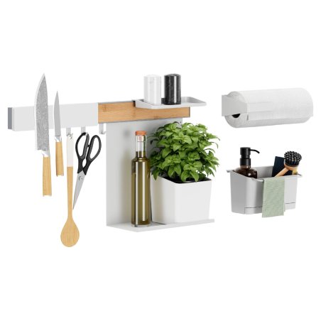 TESA 700430000000 Holder White, Wood Metal 1 pc(s)