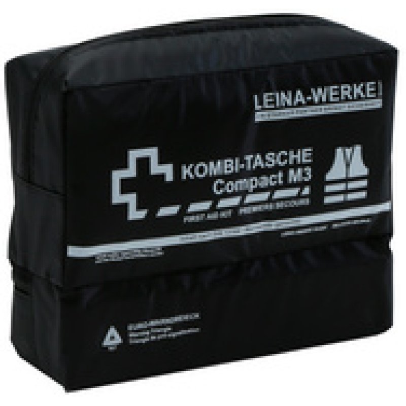 LEINA KFZ-Kombitasche Compact M3, Inhalt DIN 13164, schwarz