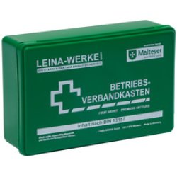 LEINA Betriebsverbandkasten, Inhalt DIN 13157, grün