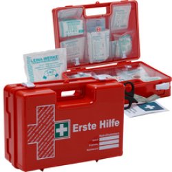 LEINA Mallette de premiers secours QUICK, contenu DIN 13157,