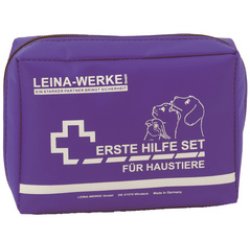 LEINA Erste-Hilfe-Set für Haustiere, 24-teilig, blau