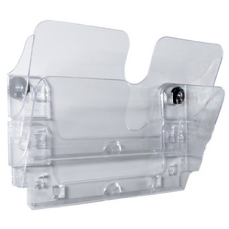 DURABLE Porte-brochures mural "FLEXIPLUS 2" magnétique, A4