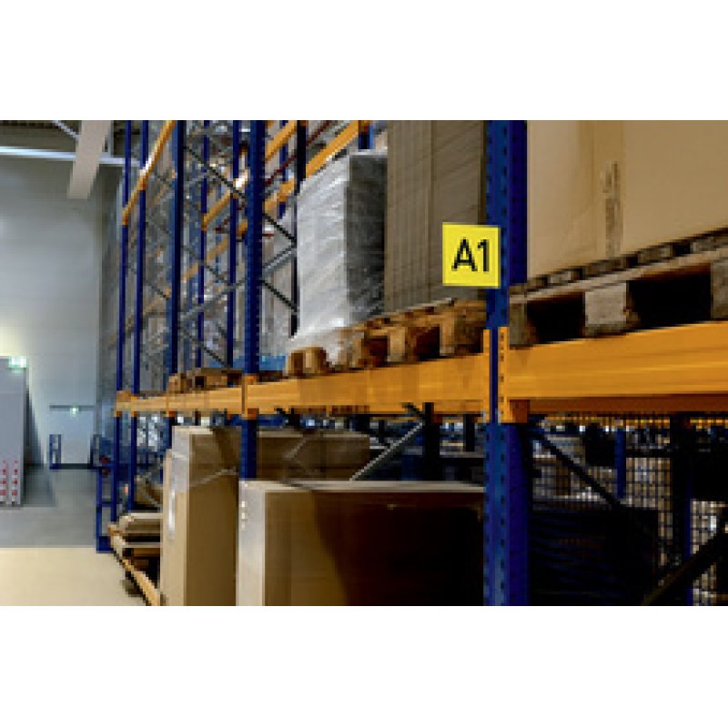 DURABLE Panneau pour allée, autocollant, 149 x 149 mm, PET