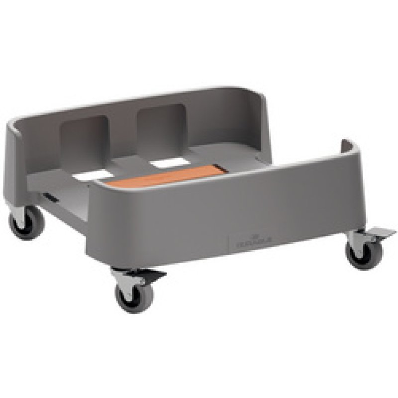 DURABLE Chariot DURABIN 60 L, en rPP, 4 roulettes, gris