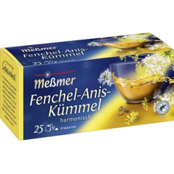 Meßmer Thé "fenouil-anis-carvi", harmonieux, paquet de 25