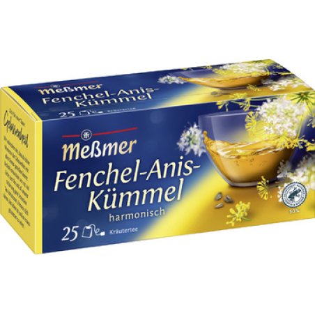 Meßmer Thé "fenouil-anis-carvi", harmonieux, paquet de 25