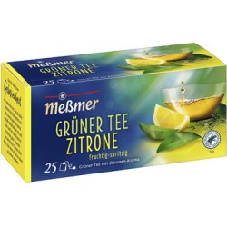 Meßmer Thé vert "citron", paquet de 25