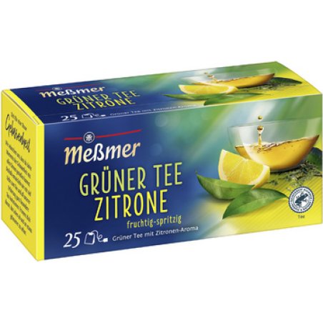 Meßmer Thé vert "citron", paquet de 25