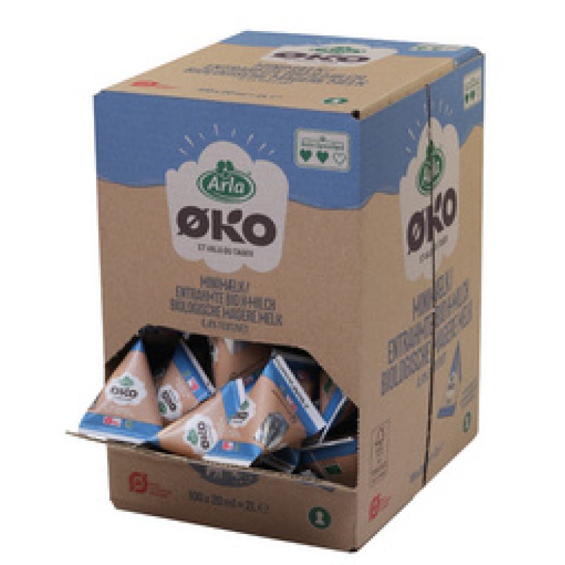 Arla BIO Portion de lait, 0,4% de matière grasse, présentoir