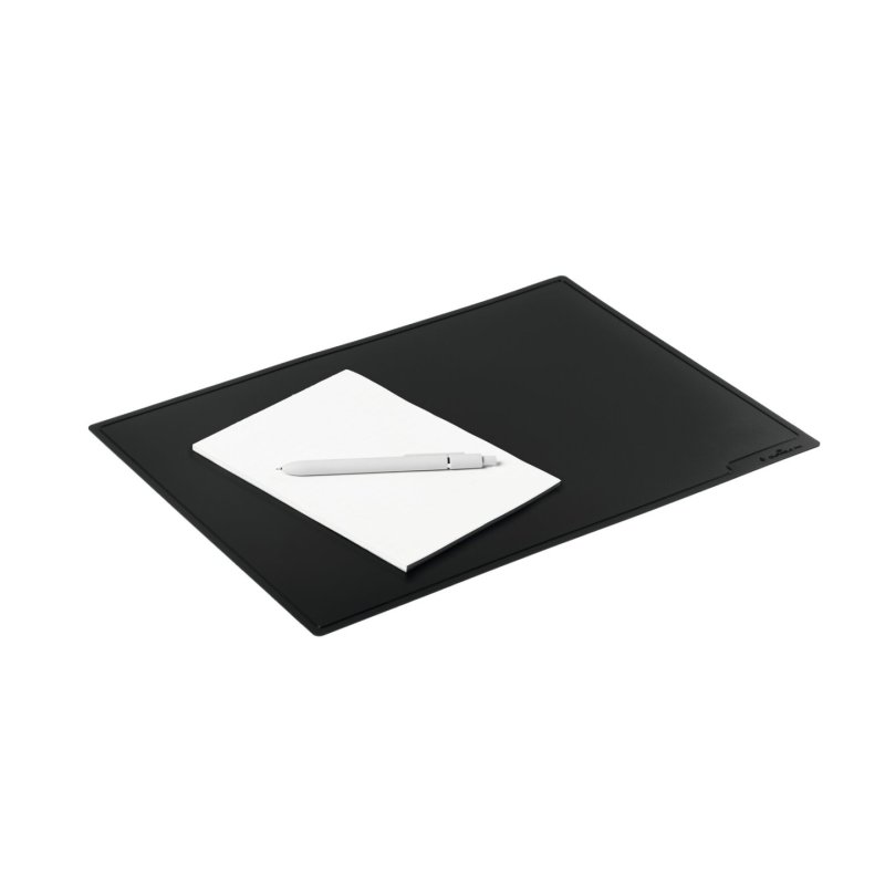 DURABLE Sous-main, PP, 420 x 300 mm, noir opaque