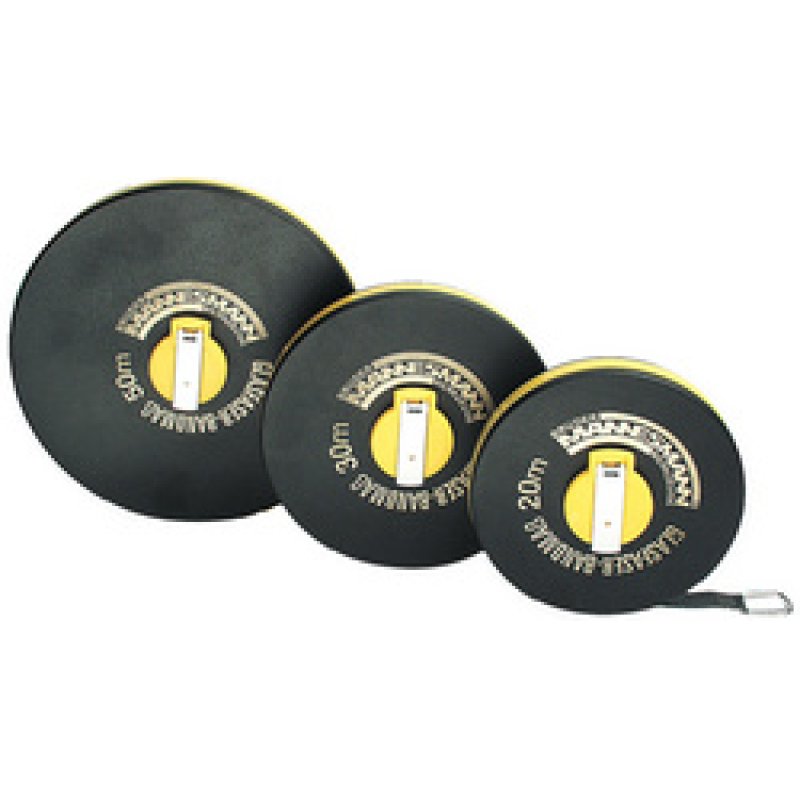 BRÜDER MANNESMANN Décamètre, ruban fibre de verre, 50 m