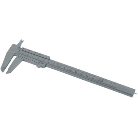 BRÜDER MANNESMANN Pied à coulisse, en plastique, 150 mm