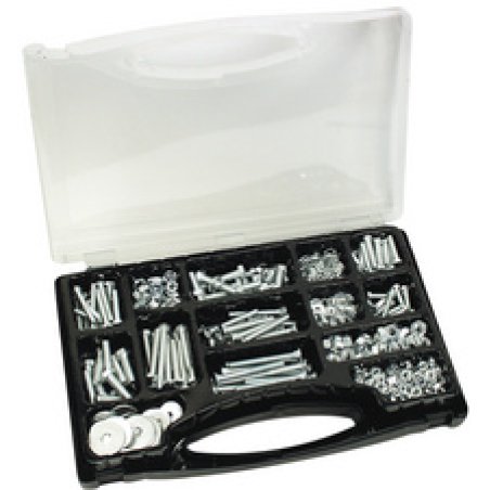 BRÜDER MANNESMANN Assortiment de boulons, 580 pièces