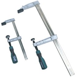 BRÜDER MANNESMANN Jeu de serre-joints, 2 pièces, DIN 5117