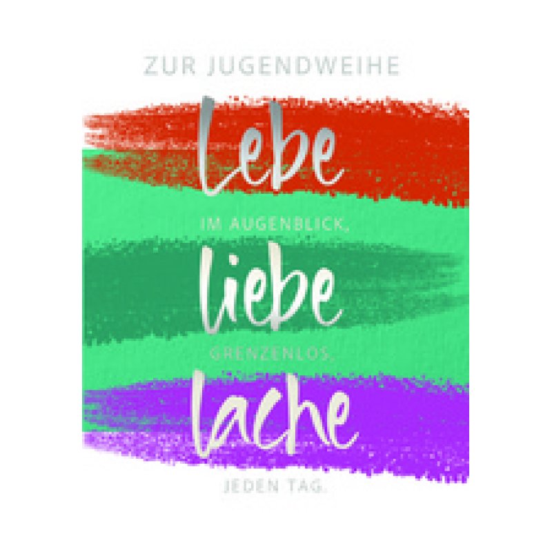 CACTUS Grußkarte Jugendweihe "Spruch"