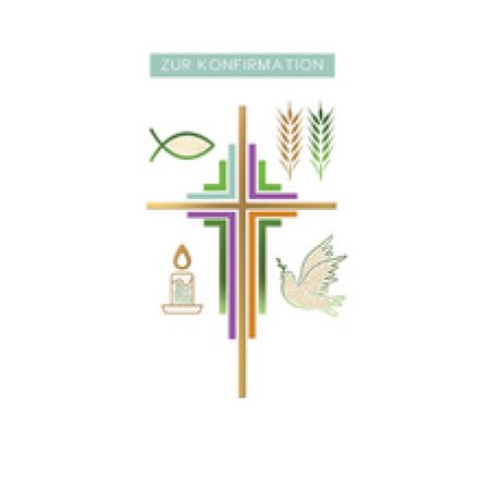 CACTUS Konfirmationskarte "Kreuz"