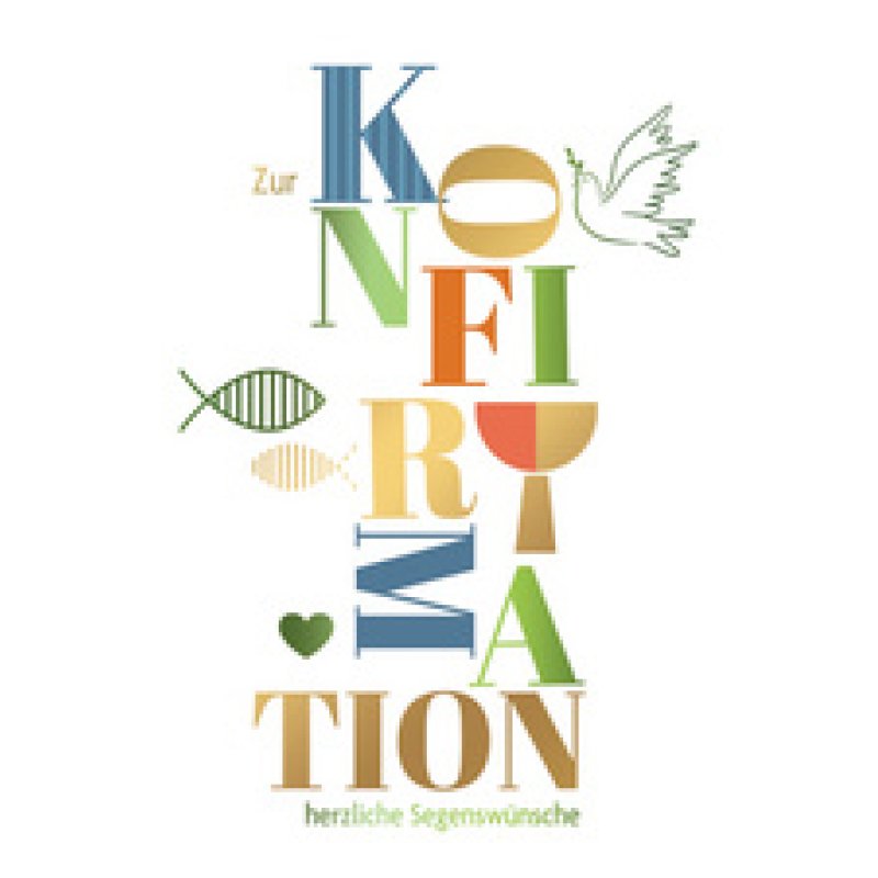 CACTUS Konfirmationskarte "Kreuz"